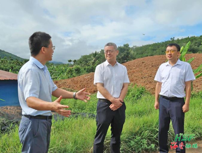 艾轶伦在立才农场公司垦区耕地“非粮化”“非农化”专项整改复耕地块调研。